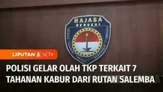 Sebanyak tujuh tahanan kasus narkoba kabur dari rumah tahanan kelas I Salemba, Jakarta Pusat, Selasa pagi. Ketujuh tahanan kabur dengan cara menjebol jeruji kamar mandi dan beton saluran air hingga keluar melalui gorong-gorong.