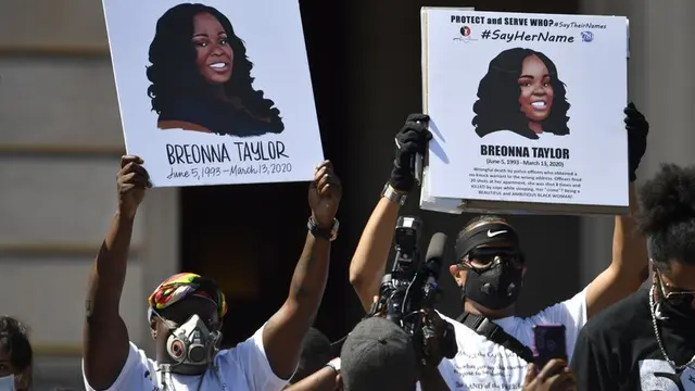 Aksi Demonstrasi Breonna Taylor (AP)