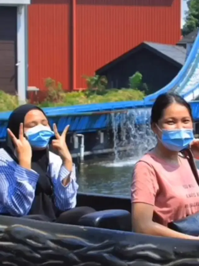 Viral, Wanita Ini Apes Saat Naik Wahana Dufan Bikin Ngakak!