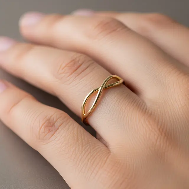 Cincin Emas Kecil tapi Tampak Mewah di Jari