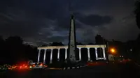 Lampu Hias Lawang Salapan Turut Padam Saat Earth Hour