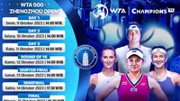 Link Live Streaming WTA 500 Zhengzhou Open 2023 di Vidio