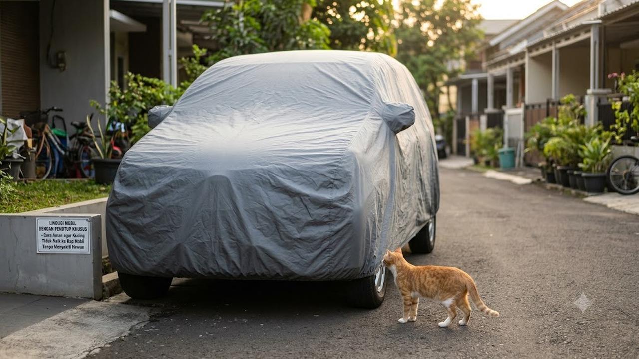 Cara agar Kucing Tidak Naik ke Kap Mobil/AI Generated