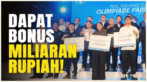 VIDEO: 3 Atlet Peraih Medali di Olimpiade Paris 2024 Dapat Bonus Rp6 Miliar