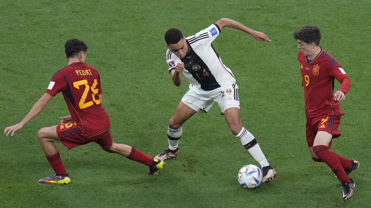 Foto: Strategi Supersub Dua Pelatih Berhasil, Spanyol Bermain Imbang Lawan Jerman di Piala Dunia 2022