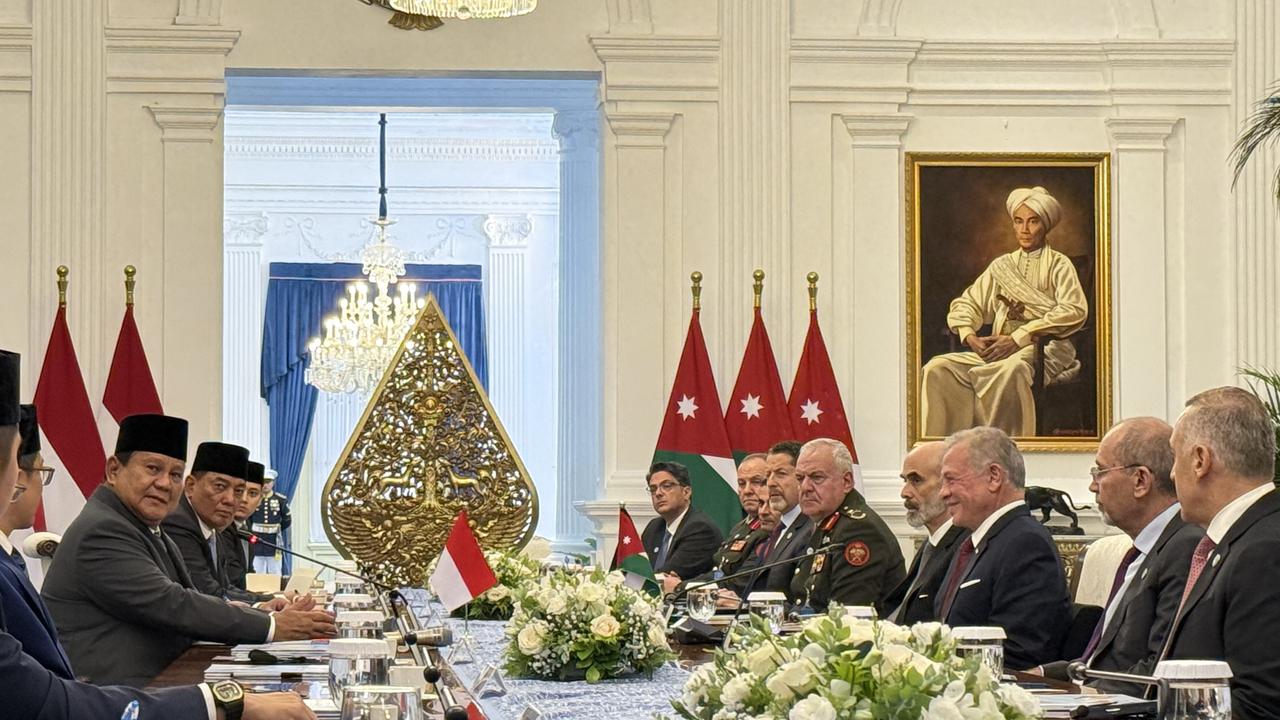 Presiden Prabowo Subianto menerima kunjungan Raja Kerajaan Yordania Hasyimiah, Raja Abdullah II ibn Al Hussein.