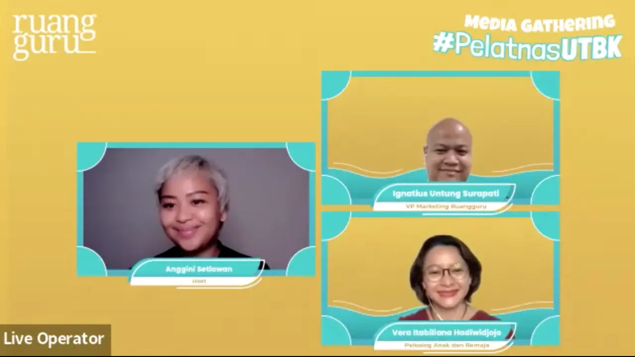 Dukung Pelajar Sukses Hadapi UTBK, Ruangguru Gelar Program #PelatnasUTBK