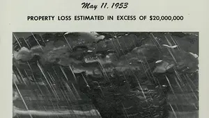 Tornado Waco di Texas. (wacohistory.org)