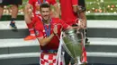 Ivan Perisic. Bersama Bayern Munchen berhasil mengalahkan Paris Saint-Germain 1-0 dalam partai final Liga Champions 2019/2020 di Luz Stadium, Lisbon, 23 Agustus 2020. (AFP/Miguel A. Lopes/Pool)