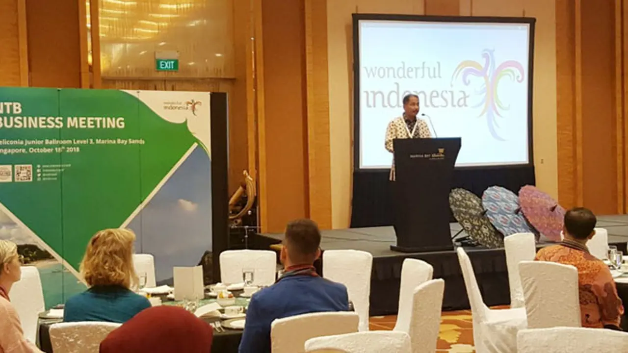 Penuhi Janji, Menpar Promosikan NTB di Business Gethering ITB Asia 2018