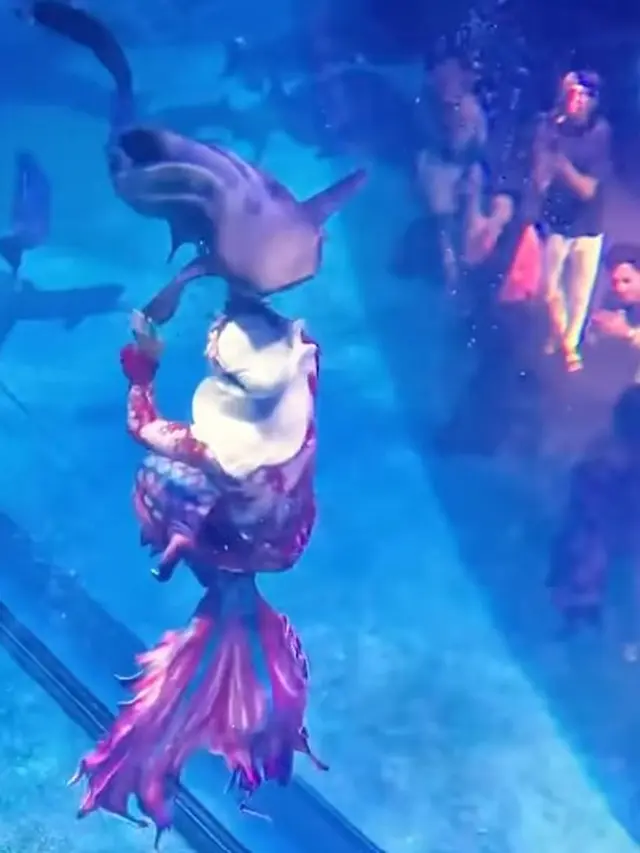 Ria Ricis menyelam (YouTube/Ricis Official)