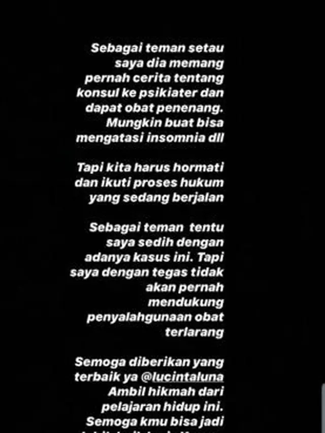 Unggahan Nanda Persada. (Foto: Dok. Instagram @nandapersada)