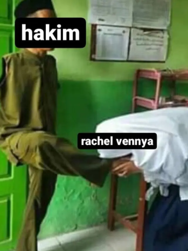 Tak Ditahan, 7 Meme Rachel Vennya Cium Tangan Hakim Buatan Warganet