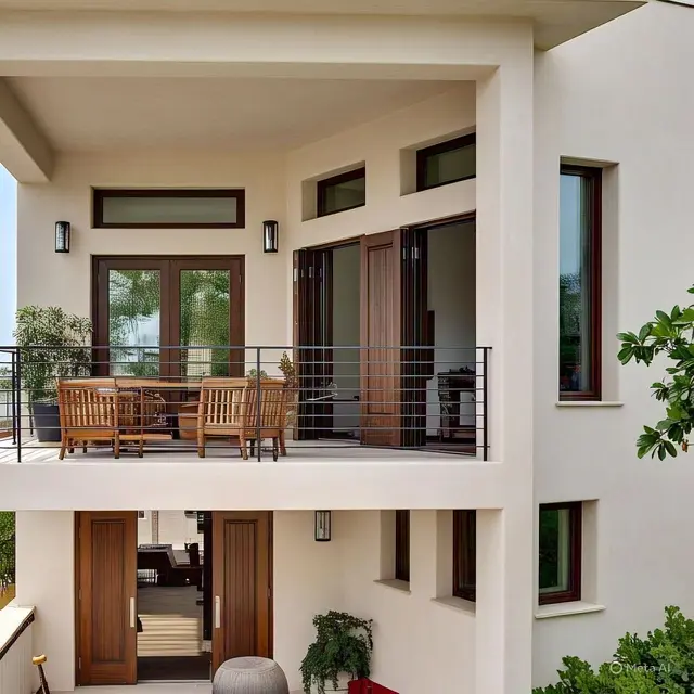 Warna Cat Teras Rumah Putih
