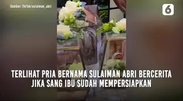 Momen tidak terduga dialami oleh seorang pria ketika ibunya sudah menyiapkan seserahan lengkap pernikahan mengundang perhatian