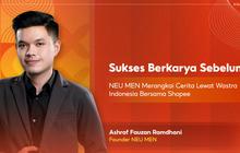 Angkat Keindahan Wastra Indonesia, NEU MEN Sukses Berkarya Sebelum 30 bersama Shopee