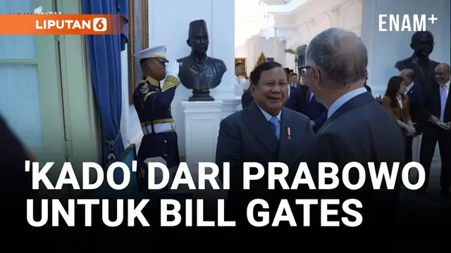 VIDEO: Bill Gates 'Dapat' Koin Bersejarah dari Prabowo Subianto