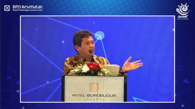 Direktur Utama BPJS Kesehatan Ali Ghufron Mukti dalam Diskusi Publik dengan tema “Outlook JKN : Satu Dekade Jaminan Kesehatan Nasional, Sudahkah Sesuai Harapan?”, Senin (30/1/2023).