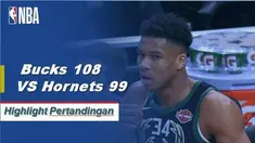 Giannis Antetokounmpo selesai dengan 34 poin dan 14 rebound saat Bucks memenangi keenam beruntun mereka.