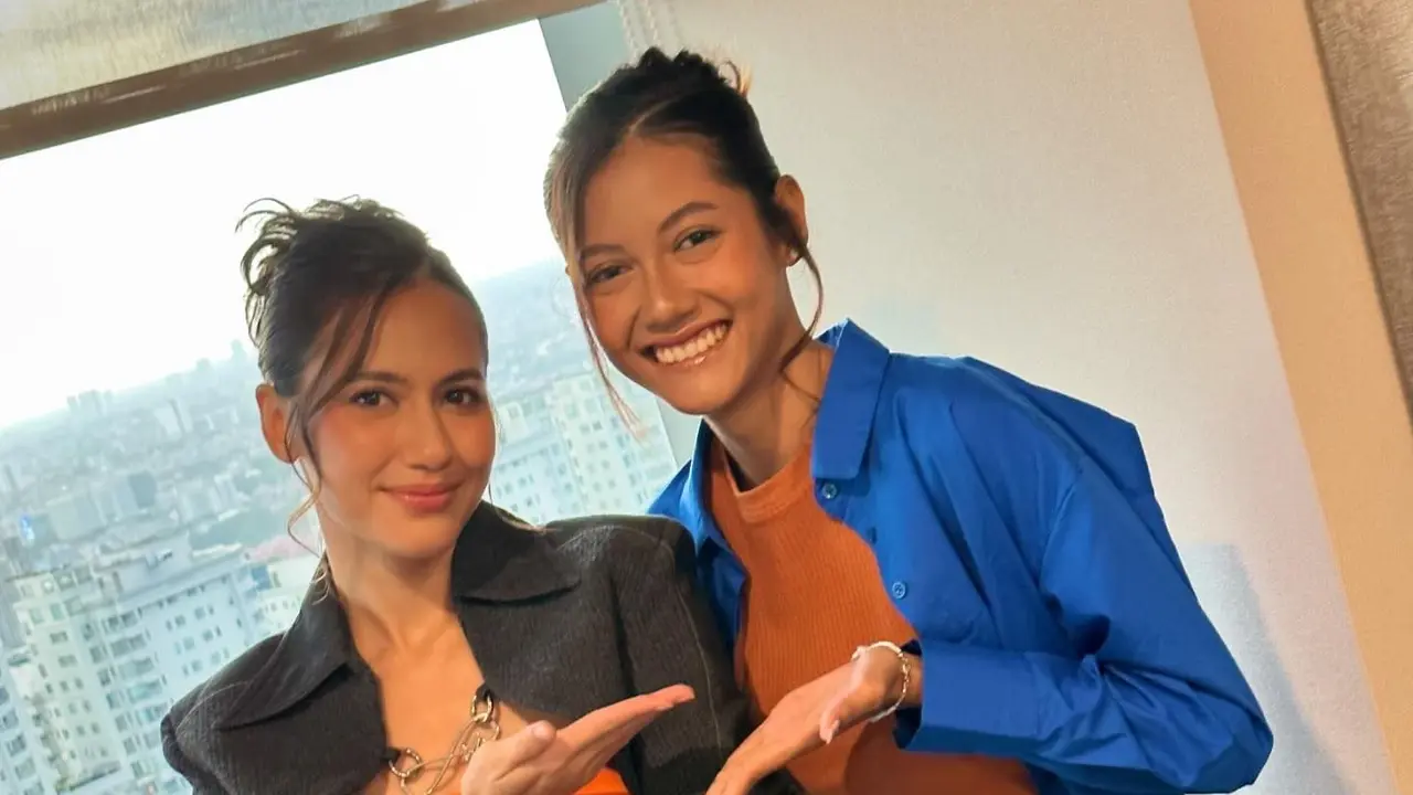 7 Potret Pevita Pearce dan Klaudia Krish, Akhirnya Ketemu Kembaran