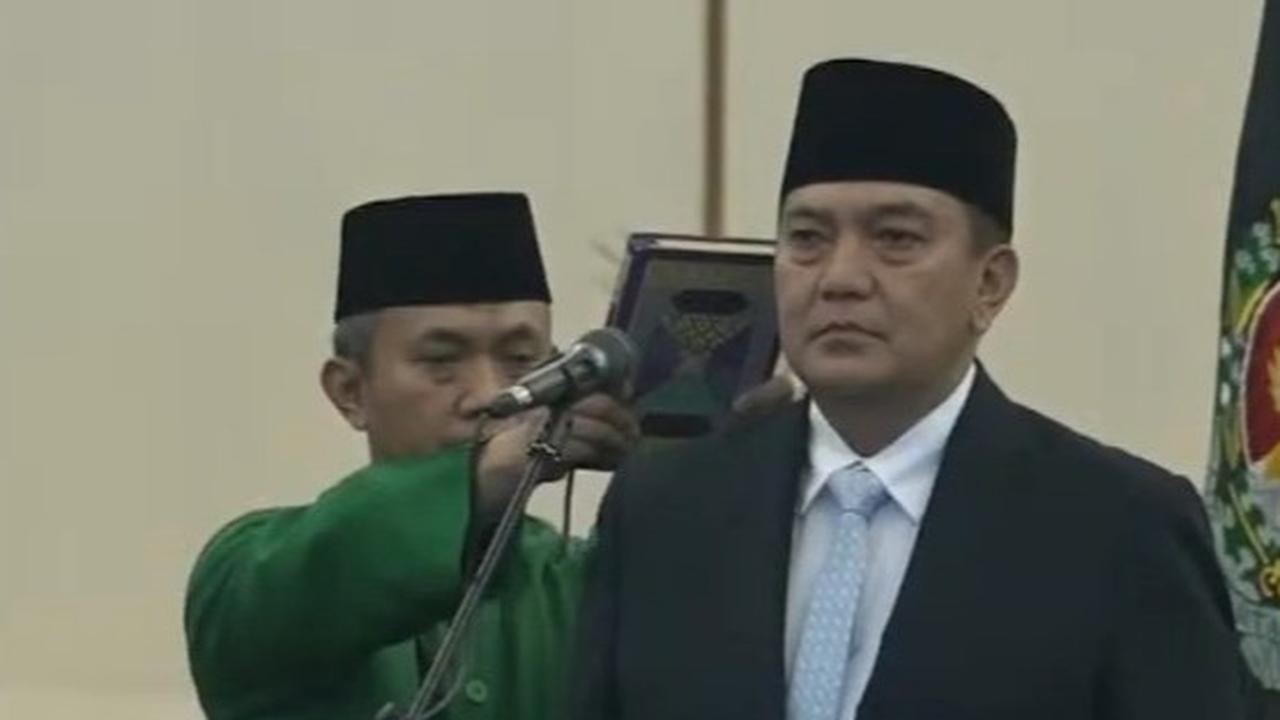Pelantikan Irjen Iqbal jadi Sekjen DPD RI