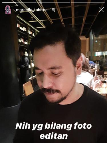 Gaya rambut baru Marcello Tahitoe. (Foto: Dok. Instagram @marcello_tahitoe)