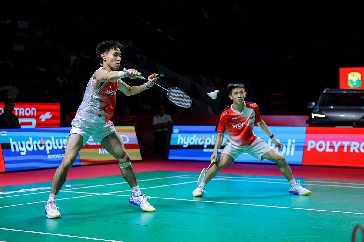 FOTO: Raymond/ Nikolaus Melaju ke Final Indonesia Open 2026