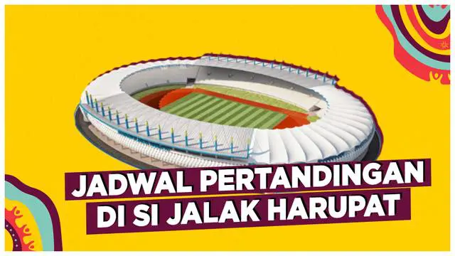 Berita video, Motion grafis daftar pertandingan Piala Dunia U-17 di Stadion Si Jalak Harupat Bandung