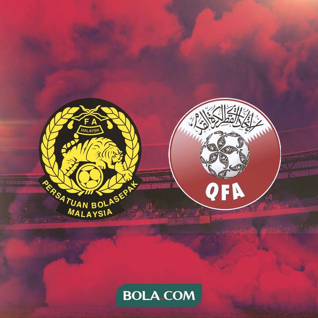 Ilustrasi - Logo Malaysia dan Qatar