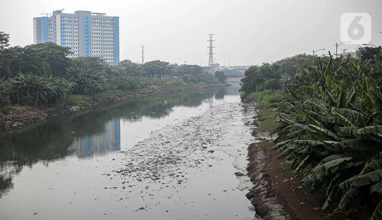 Kondisi air di KBT akan naik lagi ketika musim hujan tiba dan curah air dari langit kembali deras. Petugas KBT menyebut air kanal tersebut biasanya akan naik lagi pada bulan Oktober saat musim hujan. (Liputan6.com/Faizal Fanani)