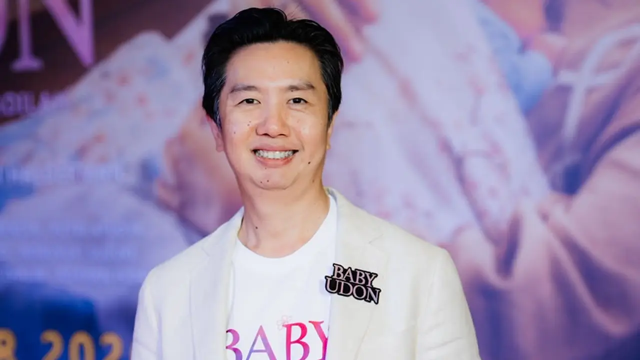 Andi Suryanto dalam press screening & press conference film Baby Udon di Jakarta, Rabu (26/8/2026). (dok LYTO Pictures)