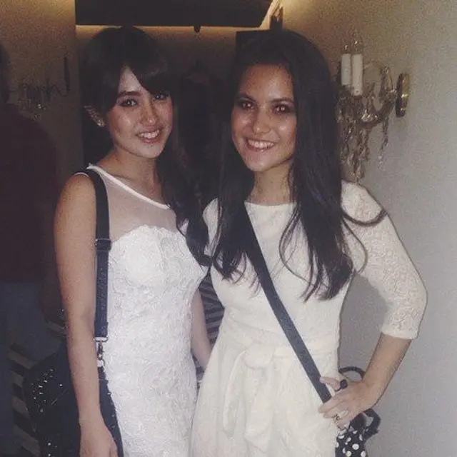 Marsha Aruan dan Nabilah JKT48 juga tampak mirip (Instagram)