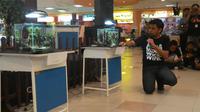 Aquascape community battle (a'combat), komunitas taman air di wilayah kota Depok, Jawa Barat adakan pameran taman air.