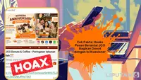 Cek Fakta: Hoaks Pesan Berantai JCO Bagikan Donat dengan Isi Kuesioner