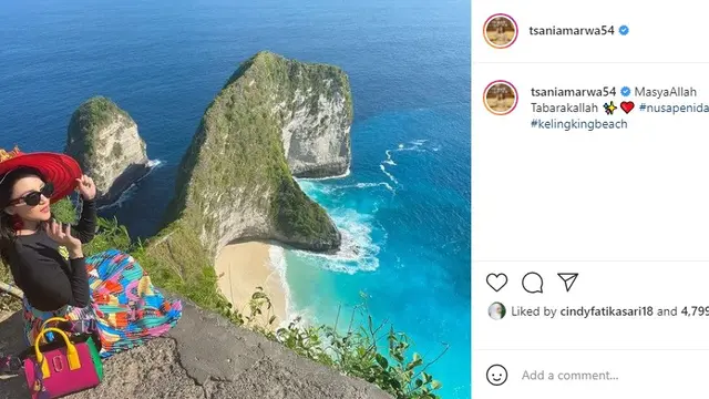 Tsania Marwa (Foto: Instagram/@tsaniamarwa54)