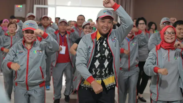 Semangat Menpora Kampanyekan Gerakan Masyarakat Hidup Sehat