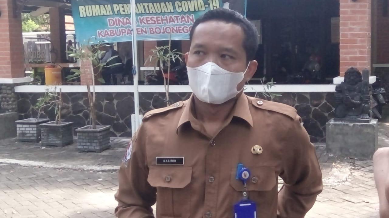 Juru Bicara Tim Gugus Satgas Penanganan Covid-19 Pemkab Bojonegoro, Masirin. (Ahmad Adirin/Liputan6.com)