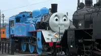 Kereta api Thomas and Friends hadir menjadi kenyataan dan telah diuji coba di Shizuoka, Jepang selama musim panas.