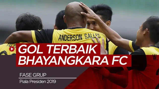 Berita video 3 gol terbaik yang diciptakan Bhayangkara FC pada fase grup Piala Presiden 2019.
