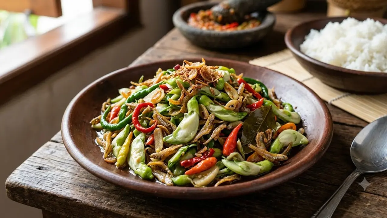 Resep Tumis Bunga Turi dengan Teri Medan