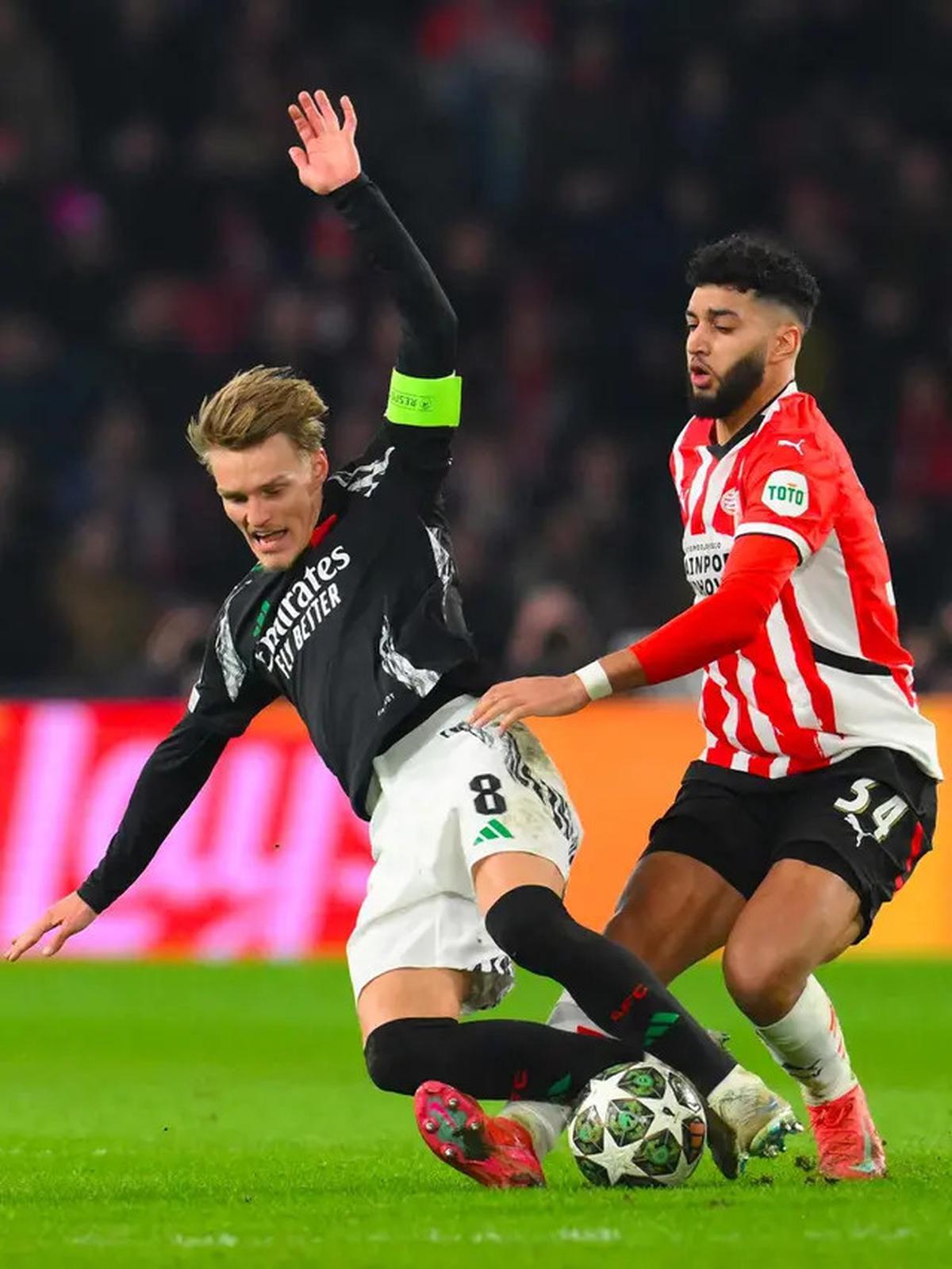 Liga Champions 2024/2025: Arsenal Cukur PSV Eindhoven 7-1