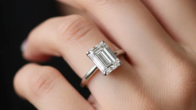 Model Cincin Nikah Diamond (Image by Gemini AI)