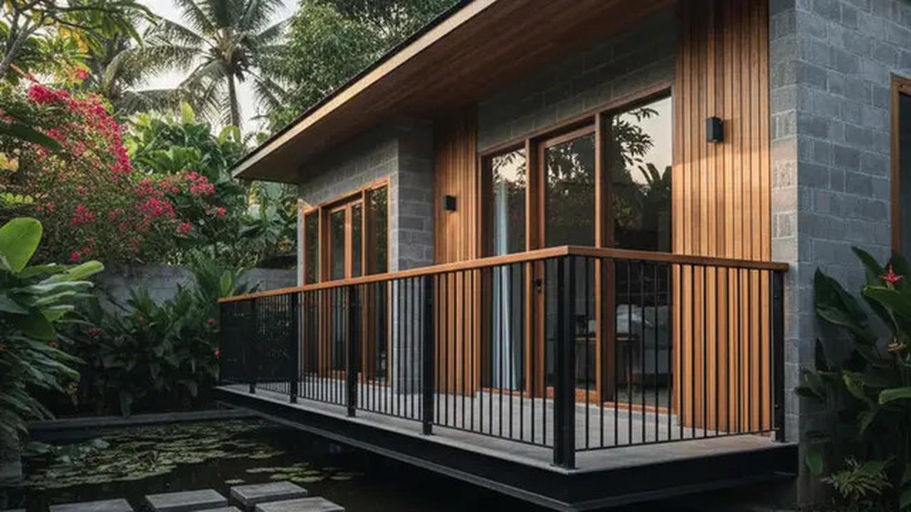 7 Contoh Desain Pagar Balkon Rumah yang Aman dan Menarik untuk Hunian Modern
