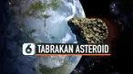NASA menyatakan bahwa Asteroid JF1 akan menabrak bumi pada 6 Mei 2022. Diperkirakan asteroid raksasa ini sebesar piramida dan hantamannya akan 15 kali lebih besar dari bom Hiroshima.