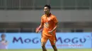Pemain Borneo FC, Lerby Eliandry menjadi satu-satunya pemain Indonesia yang bersaing di papan atas klasemen sementara top scorer Liga 1 2017, Lerby berada pada peringkat kedua dengan koleksi tujuh gol hingga saat ini. (Bola.com/Nicklas Hanoatubun)