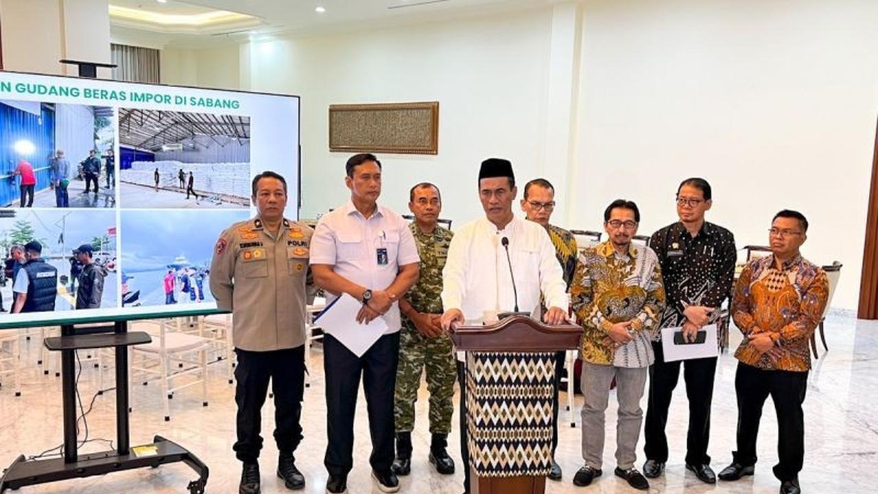 Mentan Segel Gudang Beras di Sabang: 250 Ton Impor Beras Ilegal Tanpa Izin Pusat