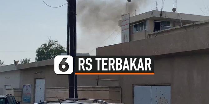 VIDEO: RS Khusus Covid-19 di Baghdad Terbakar, 82 Tewas Mengenaskan