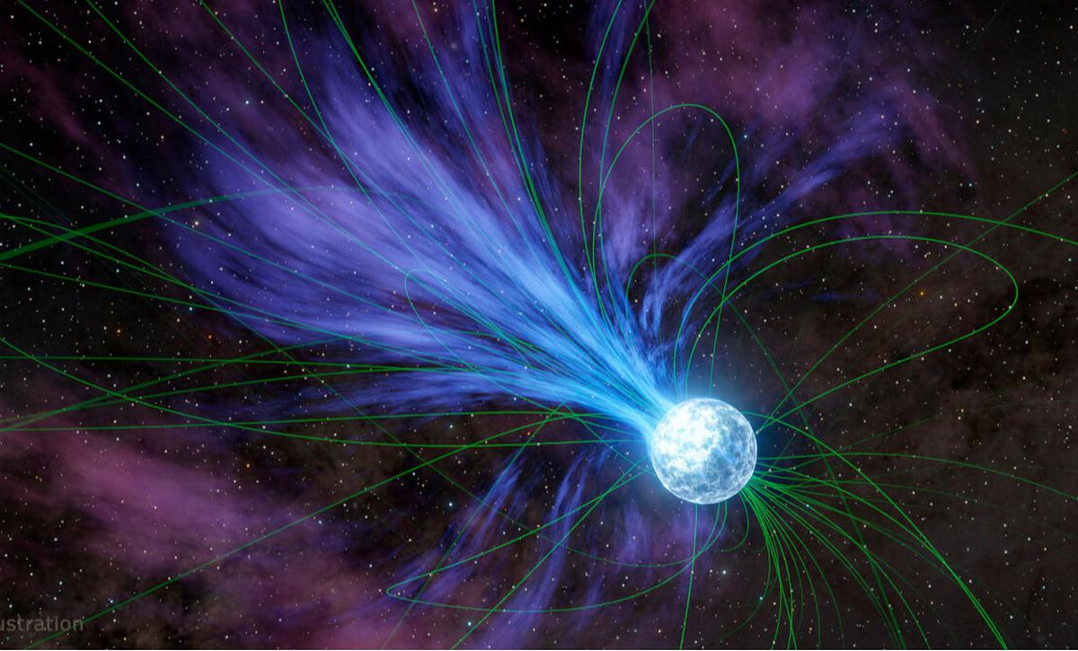 ilustrasi magnetar