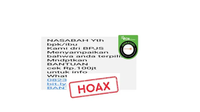 Cek Fakta bantuan BPJS