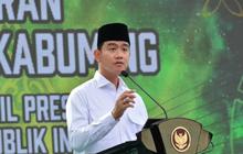 Momen Wapres Gibran Salat Idulfitri di Masjid Istiqlal
